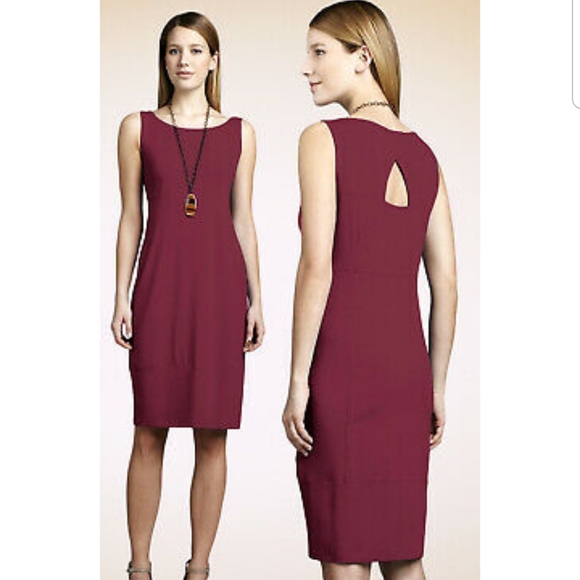 Eileen Fisher Dresses & Skirts - Eileen Fisher Viscose Jersey Cutout Back Dress